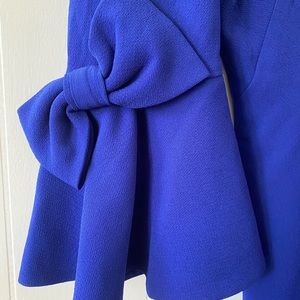 Blue mini cocktail dress